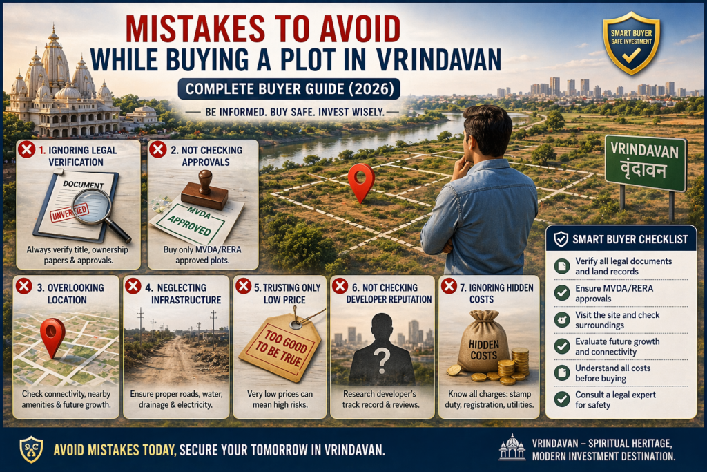 mistakes to avoid buying plot in vrindavan guide