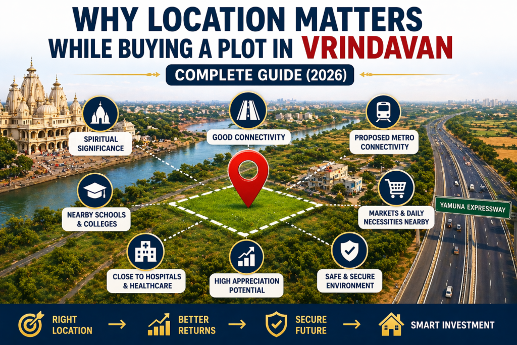 importance of location in plot buying vrindavan guide