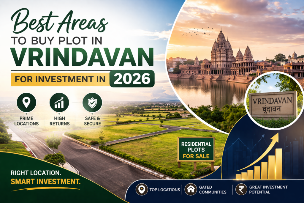 best areas to buy plot in vrindavan 2026