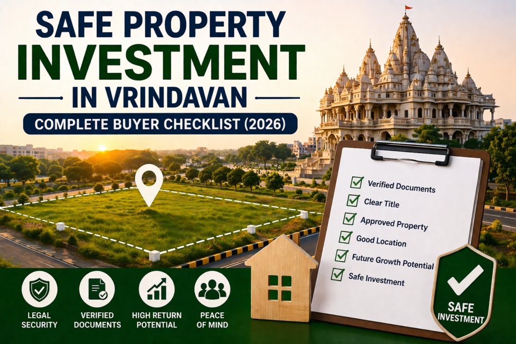 safe property investment vrindavan checklist