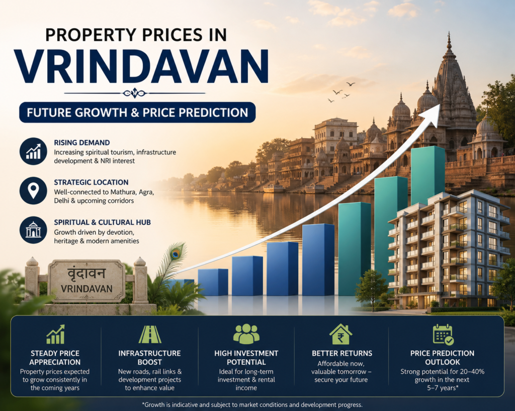 Vrindavan Property Price Growth 2026