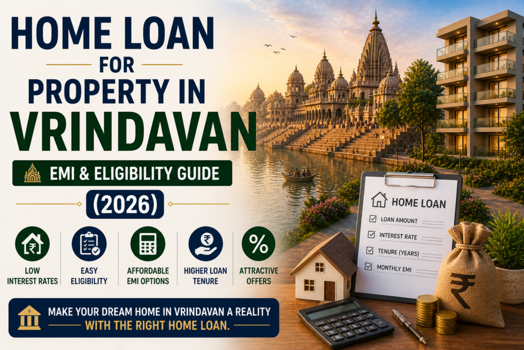 home loan property vrindavan emi guide