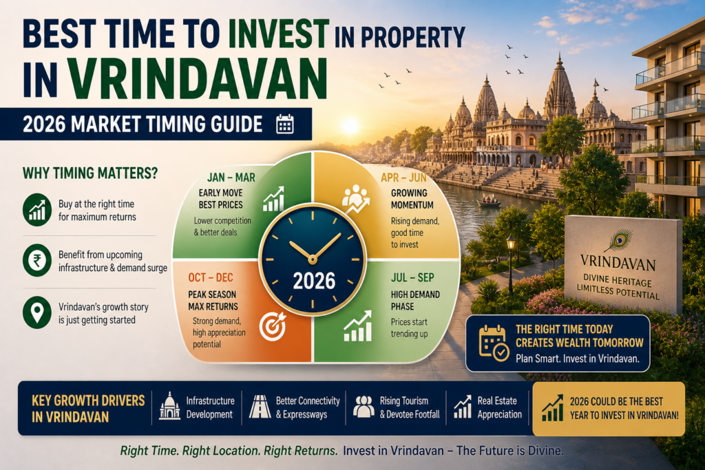 best time to invest in property in vrindavan guide