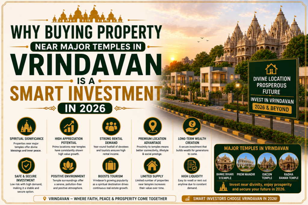 property in vrindavan near temples investment guide