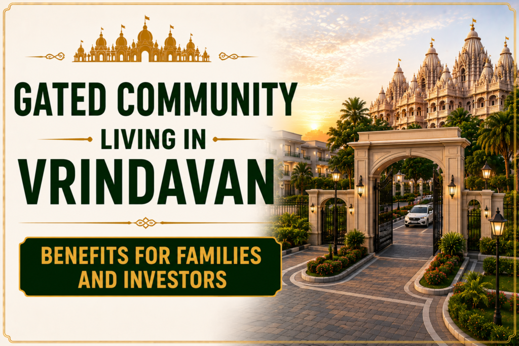 gated community in vrindavan benefits