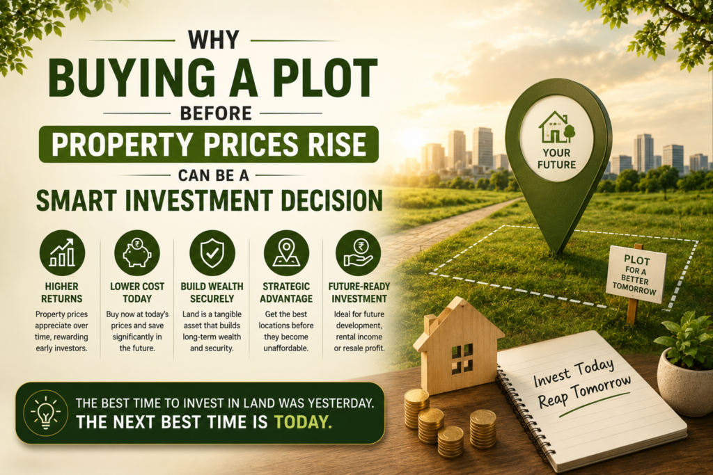 buy plot before prices rise in vrindavan real estate investment