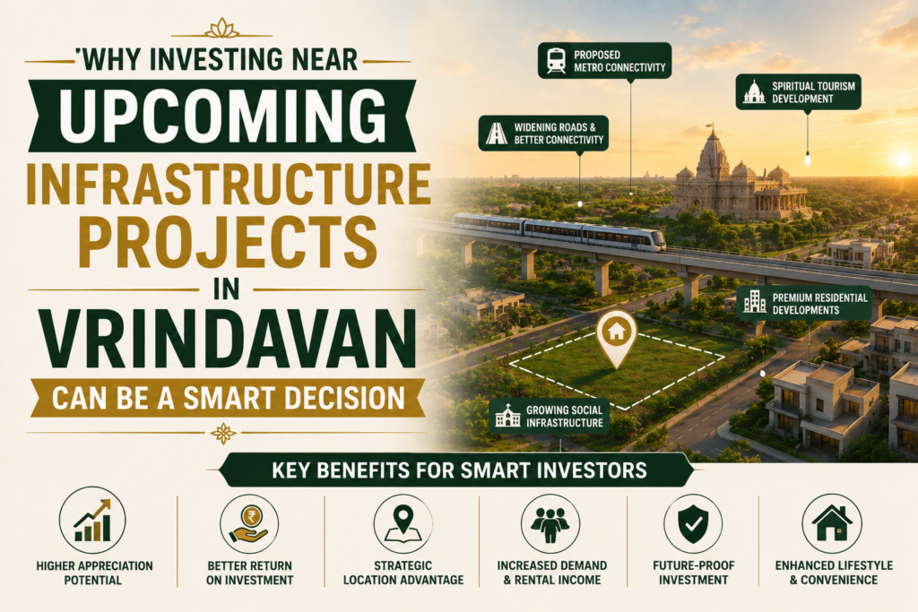 upcoming infrastructure projects in Vrindavan and their impact on real estate investment