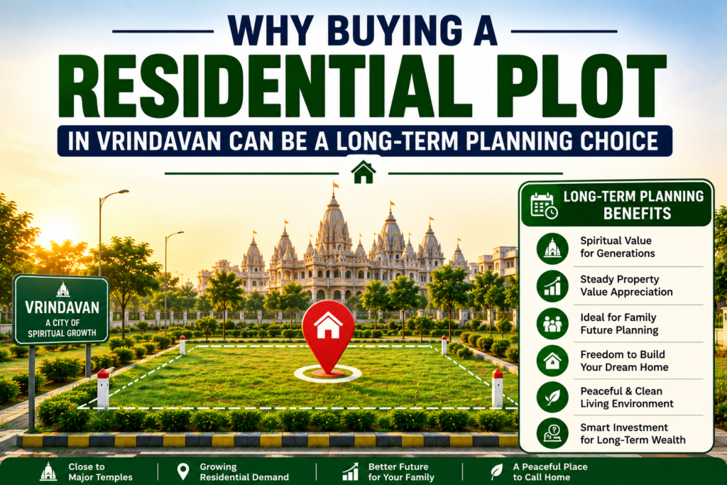 residential plot in Vrindavan for future home construction