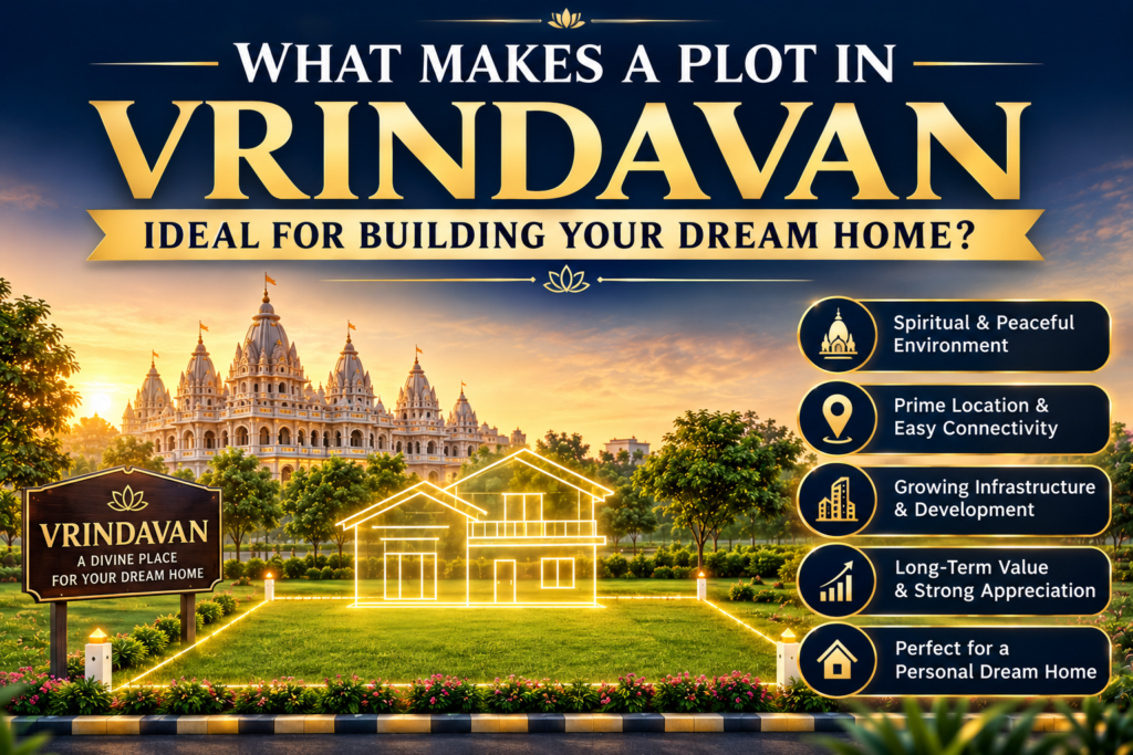 residential plot in Vrindavan for building a family dream home