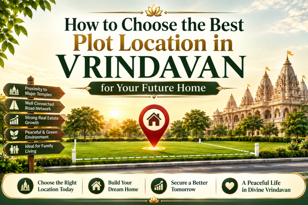 best location to buy a residential plot in Vrindavan