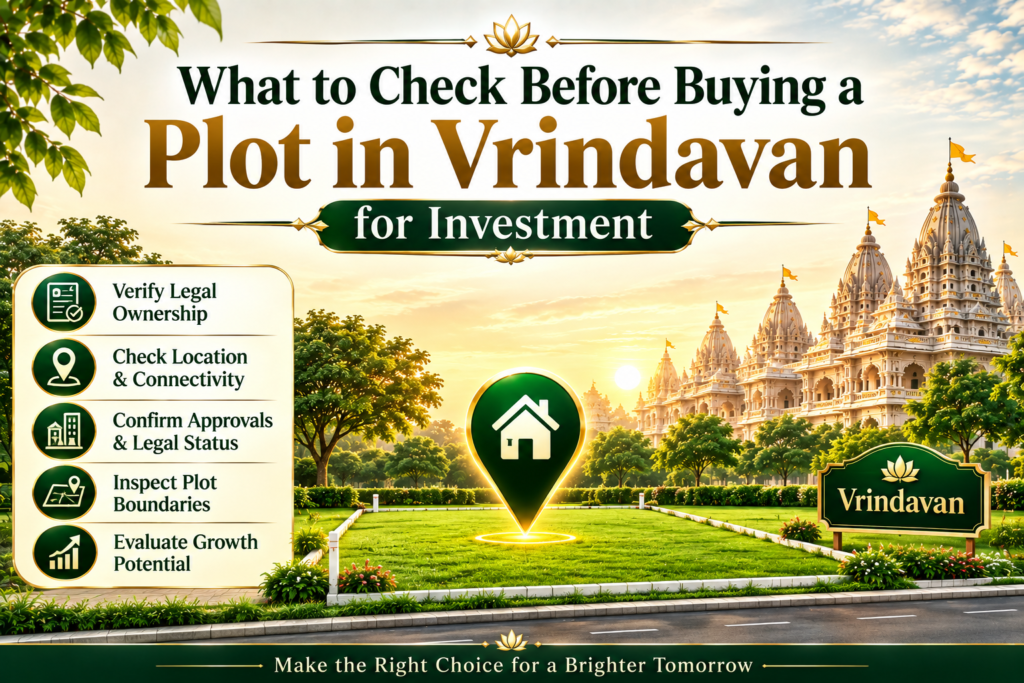 plot investment opportunity in Vrindavan for future buyers