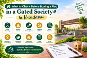 Gated society plots in Vrindavan