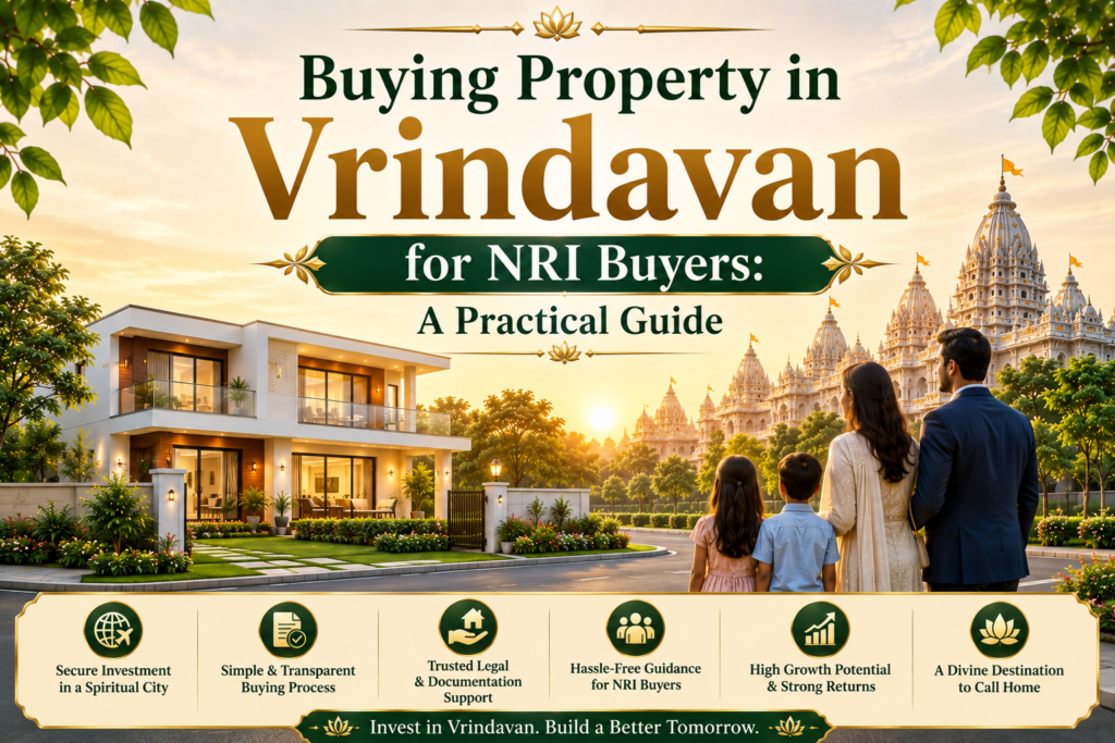 NRI buyer planning to purchase property in Vrindavan