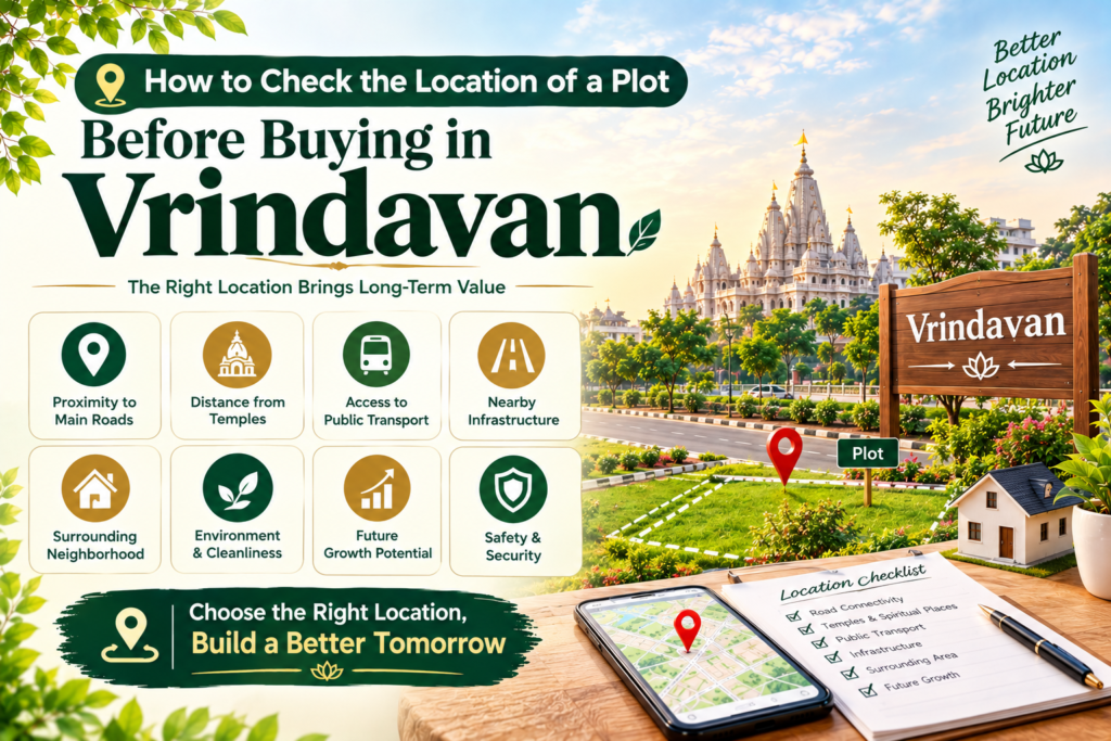 Things to check before buying a plot location in Vrindavan